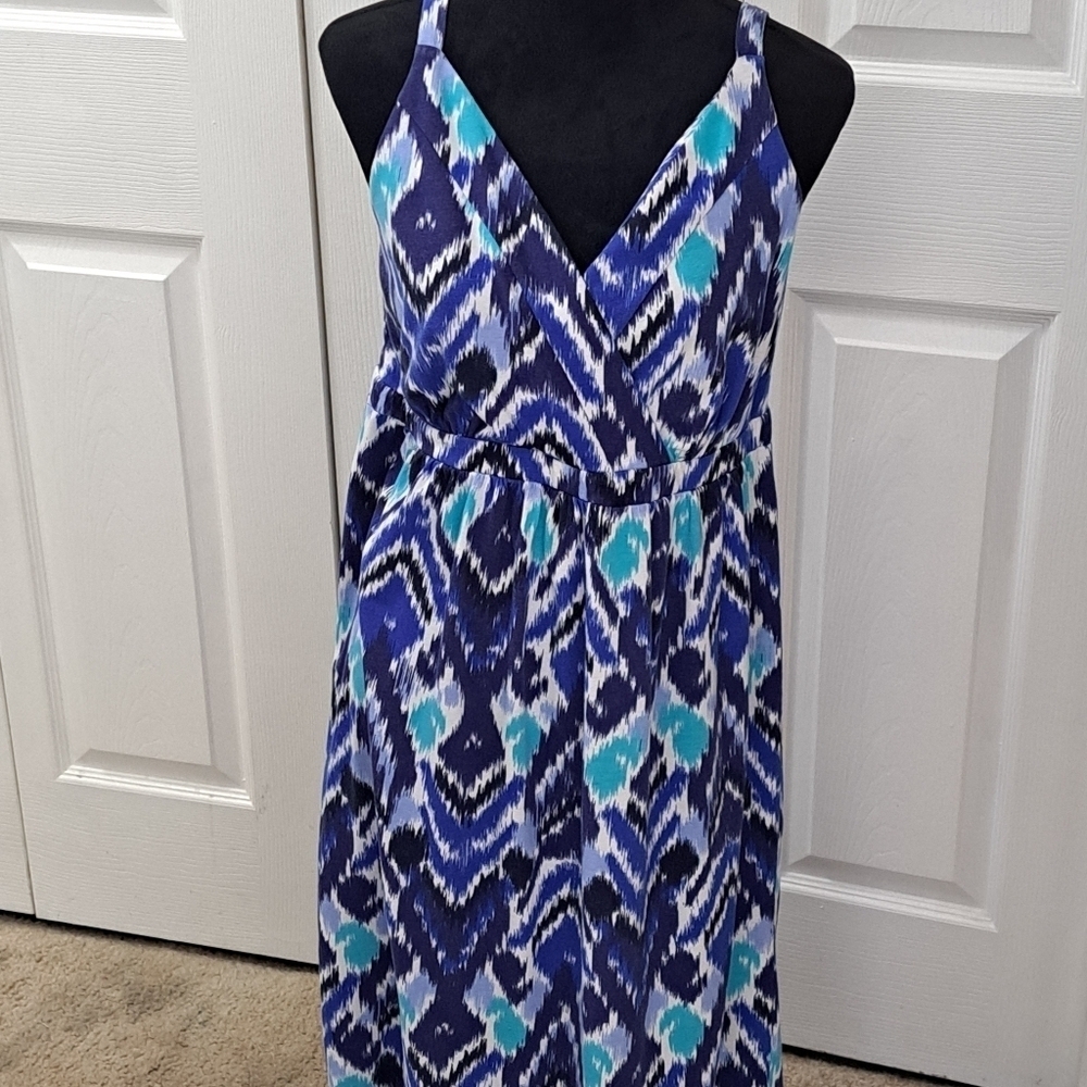 Fashion Bug Printed Maxi Sundress   Size OX